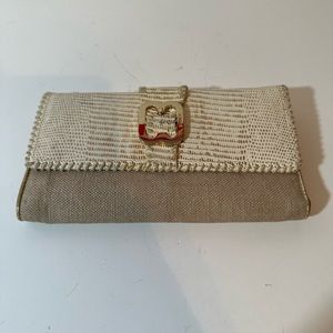 Bosca Leather Card billfold Snap closure Wallet